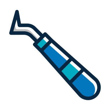 Kişisel ve Ticari Kullanım İçin Koyu Renk Simgelerini Doldurulmuş Sonda Vektör Kalın Çizgisi