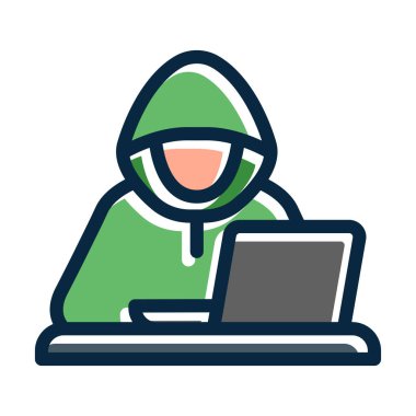 Kişisel ve Ticari Kullanım İçin Koyu Renk Simgelerini Doldurulmuş Veri İndirme Vektörü Kalın Çizgisi