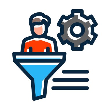 Dönüştürme Oranı Kalın Satırı Kişisel ve Ticari Kullanım İçin Koyu Renk Simgeleri Dolduruldu