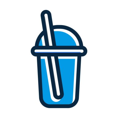 Kap Vektörü Kalın Çizgisi Renk Simgesi Kişisel ve Ticari Kullanım İçin