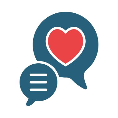 Feedback Vector Glyph Two Color Icon For Personal And Commercial Use