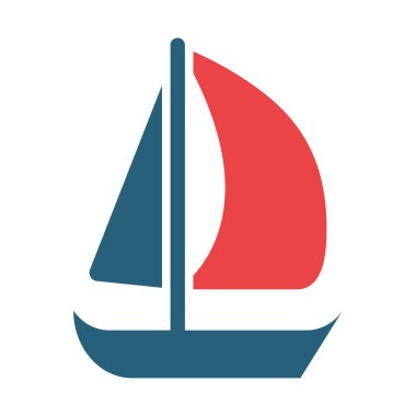 Kişisel ve ticari kullanım için Bot Vektörü Sembolü İki Renk Simgesi