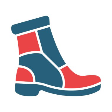 Kişisel ve ticari kullanım için Bot Vektörü Sembolü İki Renk Simgesi