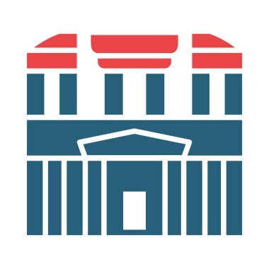 Kişisel ve ticari kullanım için Petra Vektör Sembolü İki Renk Simgesi