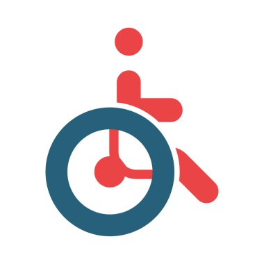 Kişisel ve ticari kullanım için pasifleştirilmiş Vektör Sembolü İki Renk Simgesi