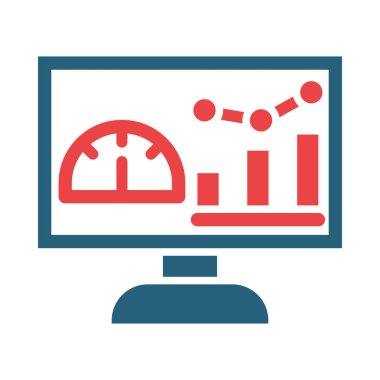 Dashboard Vector Glyph Two Color Icon For Personal And Commercial Use