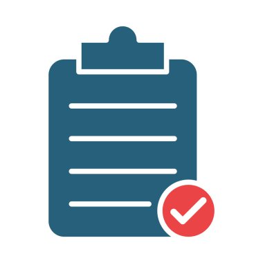 Kişisel ve ticari kullanım için Liste Vektörü Sembolü İki Renk Simgesi