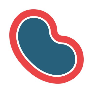 Kişisel ve ticari kullanım için Jöle Fasulyesi Vektör Sembolü İki Renk Simgesi