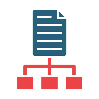 Kişisel ve Ticari Kullanım İçin Çalışma Akımı Vektör Sembolü İki Renk Simgesi