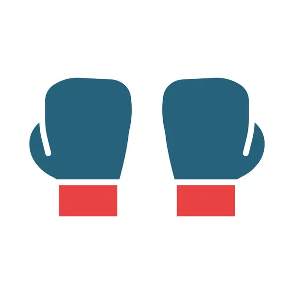 Boxing Vector Glyph Two Color Icon For Personal And Commercial Use