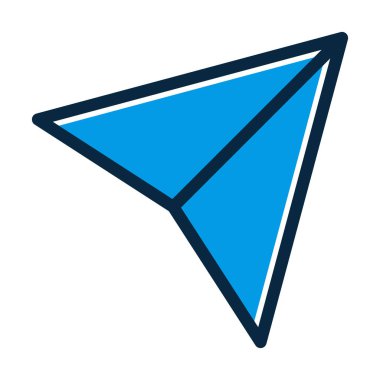 Kişisel ve ticari kullanım için Koyu Renk Simgeleri Doldurulmuş Vektör Kalın Satırı Gönder