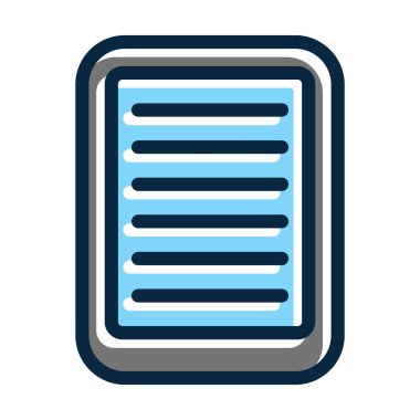 Kitap Okuyucu Kalın Çizgisi Kişisel ve Ticari Kullanım İçin Koyu Renk Simgeleri Dolduruldu