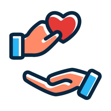 Kişisel ve Ticari Kullanım İçin Koyu Renk Simgeleri Doldurulmuş Vektör Kalın Çizgisi Al