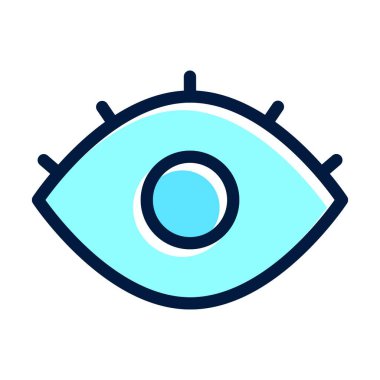 Bak Vektör Kalın Çizgisi Kişisel ve Ticari Kullanım İçin Koyu Renk Simgeleri Doldurulmuş