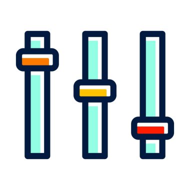 Kişisel ve Ticari Kullanım İçin Koyu Renk Simgeleri Doldurulmuş Cilt Kontrol Vektörü Kalın Çizgisi