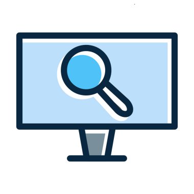 Kişisel ve Ticari Kullanım İçin Koyu Renk Simgeleri Doldurulmuş Vektör Kalın Çizgisi İzleniyor