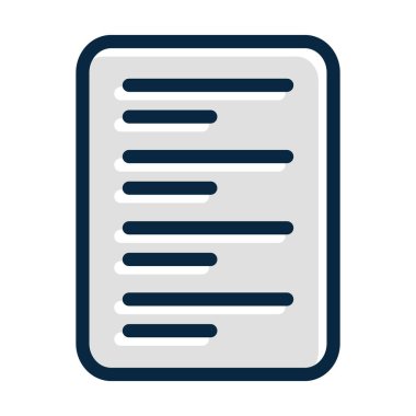 Kişisel ve ticari kullanım için Koyu Renk Simgeleri Doldurulmuş Vektör Kalın Çizgisi Raporu