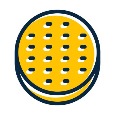 Bireysel ve ticari kullanım için Koyu Renk Simgeleri Doldurulmuş Pirzolalar Kalın Çizgisi