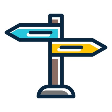 Kişisel ve Ticari Kullanım İçin Koyu Renk Simgeleri Doldurulmuş İmza Vektörü Kalın Çizgisi