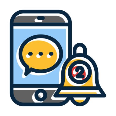 Kişisel ve Ticari Kullanım İçin Koyu Renk Simgeleri Doldurulmuş Uyarı Vektörü Kalın Çizgisi