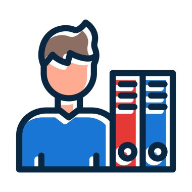 Yük Vektörü Kalın Çizgisi Kişisel ve Ticari Kullanım İçin Koyu Renk Simgeleri Dolduruldu