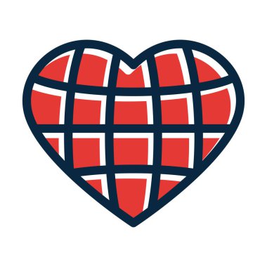 Kişisel ve ticari kullanım için Koyu Renk Simgeleri Doldurulmuş Yaşam Vektörü Kalın Çizgisi