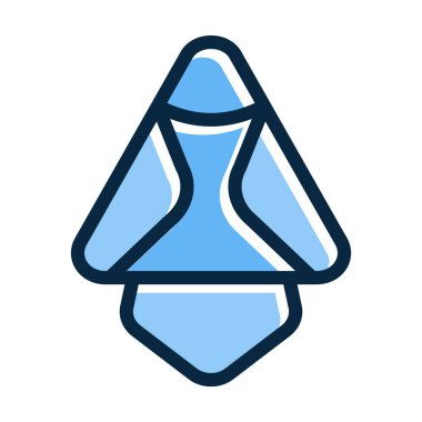 Bebek Havlusu Kalın Çizgisi Koyu Renk Simgeleri Kişisel ve Ticari Kullanım İçin