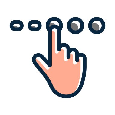 Kişisel ve ticari kullanım için Koyu Renk Simgeleri Doldurulmuş Konsol Vektör Kalın Çizgisi