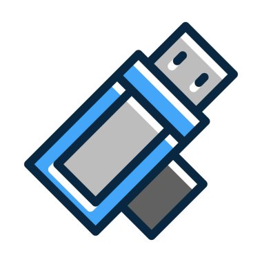 Kart Okuyucu Kalın Çizgisi Kişisel ve Ticari Kullanım İçin Koyu Renk Simgeleri Dolduruldu