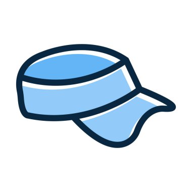 Kişisel ve ticari kullanım için Koyu Renk Simgelerini Doldurulmuş Golf Vektörü Kalın Çizgisi