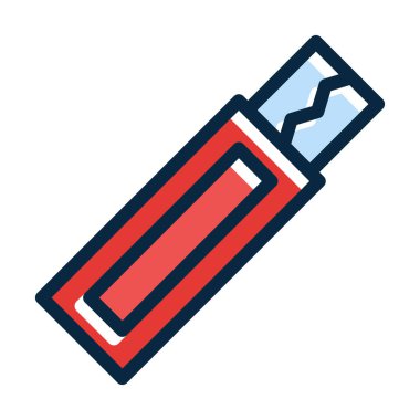 Sakız Vektörü Kalın Çizgisi Kişisel ve Ticari Kullanım İçin Koyu Renk Simgeleri Dolduruldu