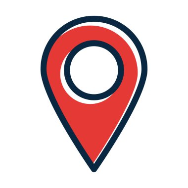 Koyu Renk Simgeleri Kişisel ve Ticari Kullanım İçin İşaretleyici Kalın Çizgisi Dolduruldu