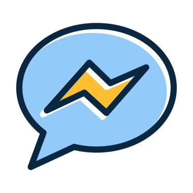 Kişisel ve ticari kullanım için Koyu Renk Simgelerini Doldurulmuş Kurye Vektör Kalın Çizgisi