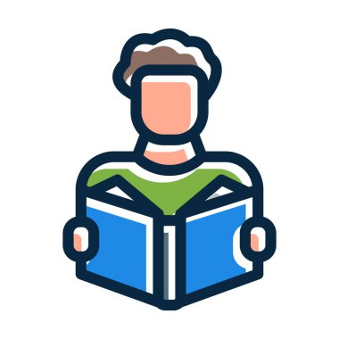 Kişisel ve Ticari Kullanım İçin Koyu Renk Simgelerini Doldurulmuş İnceleme Vektörü Kalın Çizgisi