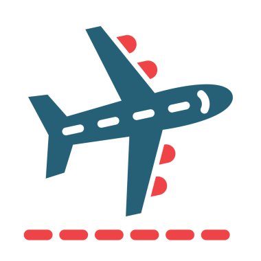 Kişisel ve ticari kullanım için Ayrılış Vektörü Kabartma İki Renk Simgesi