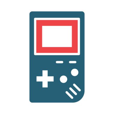 Game Boy Vektör Sembolleri Kişisel ve Ticari Kullanım İçin İki Renk Simgesi