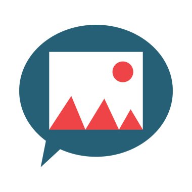 Kişisel ve ticari kullanım için Resim Vektörü Kabartma İki Renk Simgesi