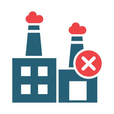 Kişisel ve Ticari Kullanım için Fosil Yakıt Vektör Sembolü İki Renk Simgesi Yok