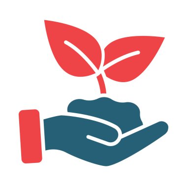 Kişisel ve Ticari Kullanım İçin Sürdürülebilirlik Vektörü İki Renk Simgesi