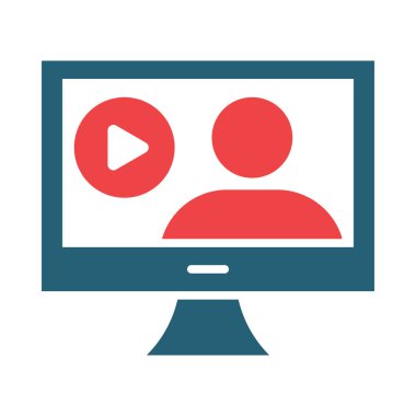 Kişisel ve Ticari Kullanım İçin İki Renk Simgesi Giyin