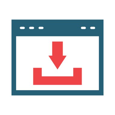 Kişisel ve ticari kullanım için Vektör Kabartma İki Renk Simgesi İndir