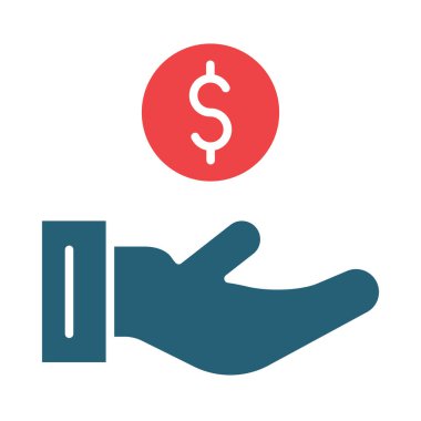 Kişisel ve ticari kullanım için Değer Vektörü Sembolü İki Renk Simgesi