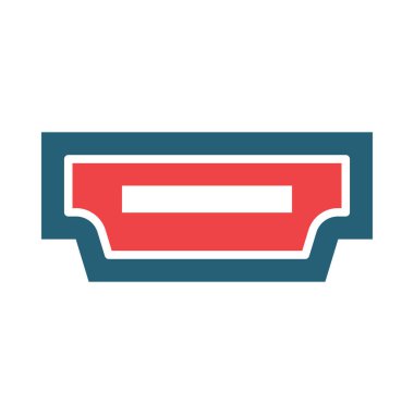 Kişisel ve Ticari Kullanım İçin HDMI Vektör Kabartması İki Renk Simgesi