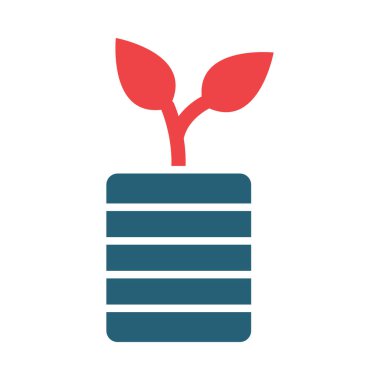 Kişisel ve Ticari Kullanım İçin Konserve Vektör Kabartması İki Renk Simgesi