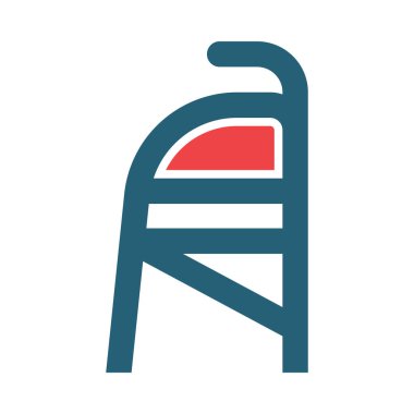 Kişisel ve ticari kullanım için Walker Vektör Sembolü İki Renk Simgesi