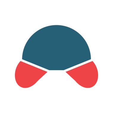 Geyik Avcısı Vektör Sembolü Kişisel ve Ticari Kullanım İçin İki Renk Simgesi