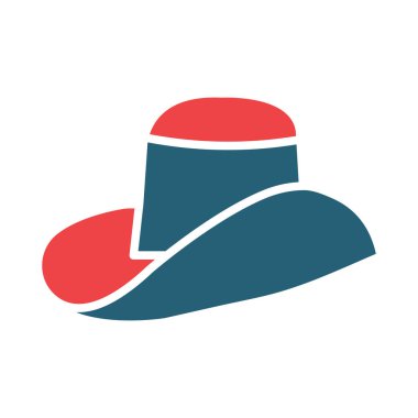 Kişisel ve ticari kullanım için Kambur Vektör Kabartması İki Renk Simgesi