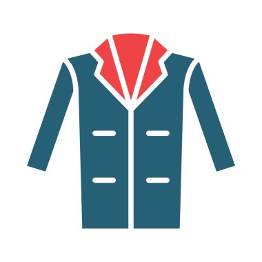 Kişisel ve ticari kullanım için kat vektörü kabartma simgesi iki renk simgesi