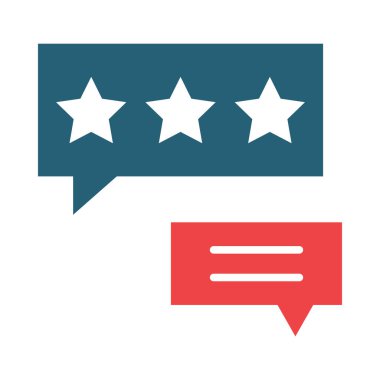 Kişisel ve Ticari Kullanım İçin Geri bildirim Vektörü Kabartması İki Renk Simgesi