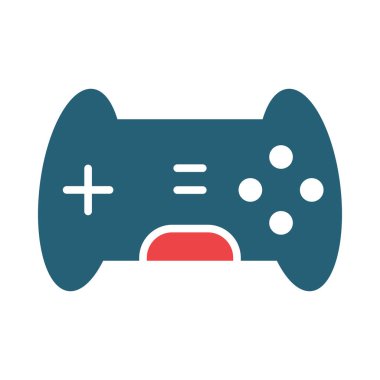 Kişisel ve ticari kullanım için Denetleyici Vektör Kabartması İki Renk Simgesi